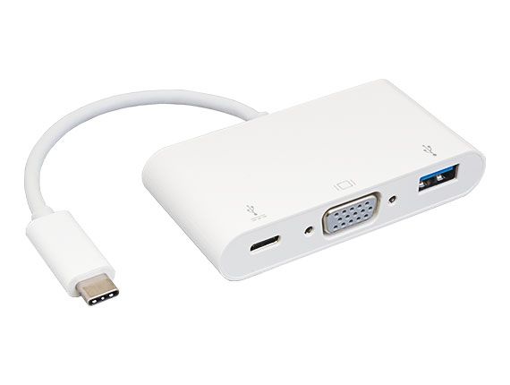 reservation ost Parcel USB 3.1 Type C to VGA + USB 3.0 Type A + Type C Date and Charging Adap