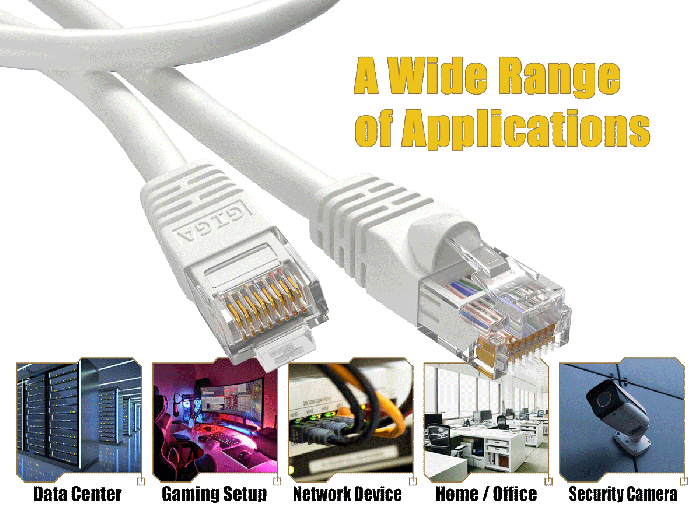 6ft Cat6 UTP Ethernet Network Patch Cable Snagless 24AWG Bare Copper, White