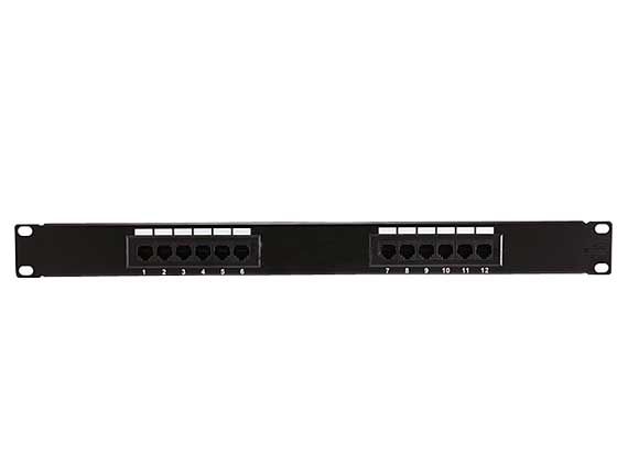12-port Cat6 110 Type Patch Panel