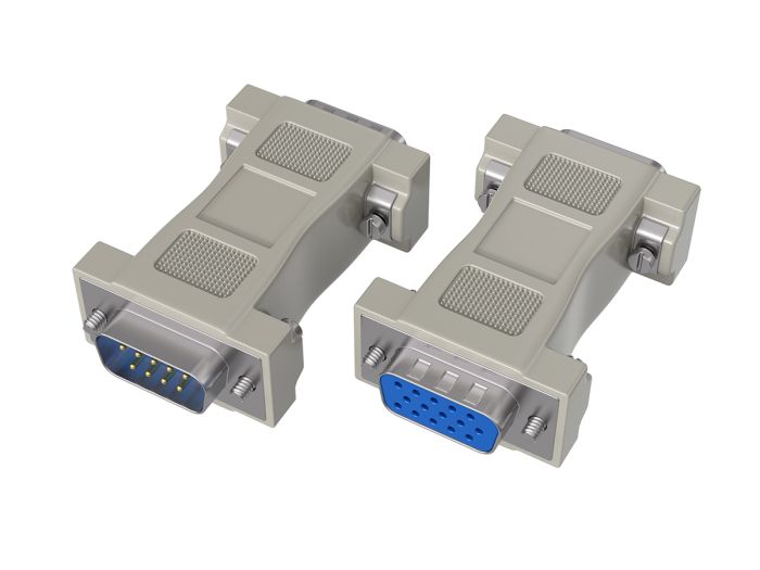 thumbnail image 2 of 1ft VGA HD15 Female To IDC16 Adapter Cable – With Mounting Bracket, Gray 2 of 6