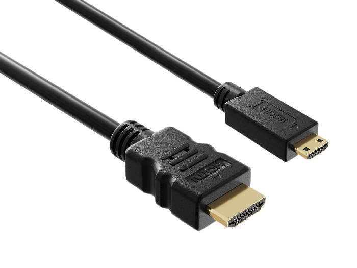 15ft High Speed HDMI to Mini HDMI Cable, black