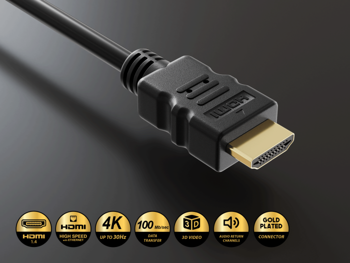 15ft High Speed Mini-HDMI to HDMI Cable with Ethernet mini hdmi cabl