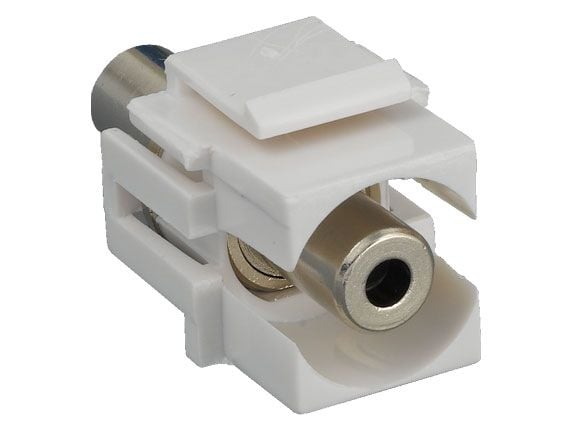 3.5mm F/F Recessed Keystone Insert Module