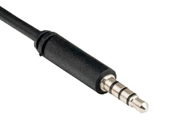 12ft 3.5mm TRRS Male to Male Audio & Microphone TRRS Cable, Black