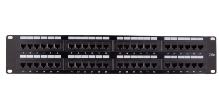 48-port Cat5e 110 Type Patch Panel