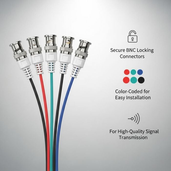 10ft 4 BNC Male to 4 BNC Male Component Video Cable 10ft 4 BNC Male to 4 BNC Male Component Video Cable