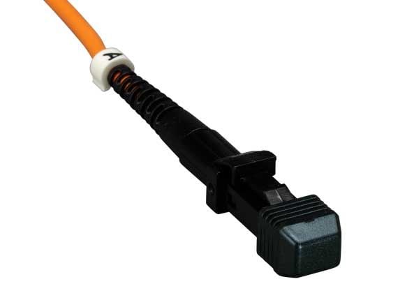 1m OM1 MTRJ to MTRJ Duplex Corning Fiber Optic Cable MultiMode 62.5/125 OFNR Rated, Orange