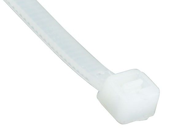 14in Cable Tie (50 lb.) 100pcs/Bag, White Color