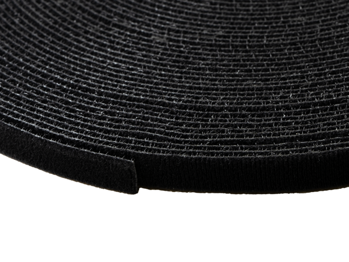 VELCRO® ONE-WRAP® 1/2in X 25Yard Cable Management Hook and Loop Cable Tie Roll, Black