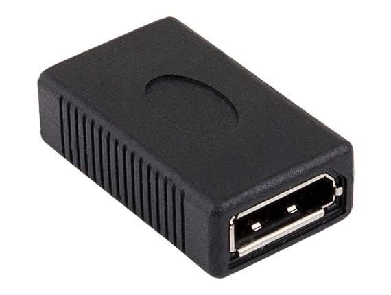 DisplayPort Female to Female Coupler, Black