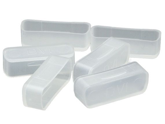 DVI Female Dust Cover, Clear Color