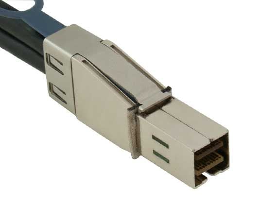 2M 28AWG External HD Mini SAS Cable (SFF-8644 to SFF-8644)