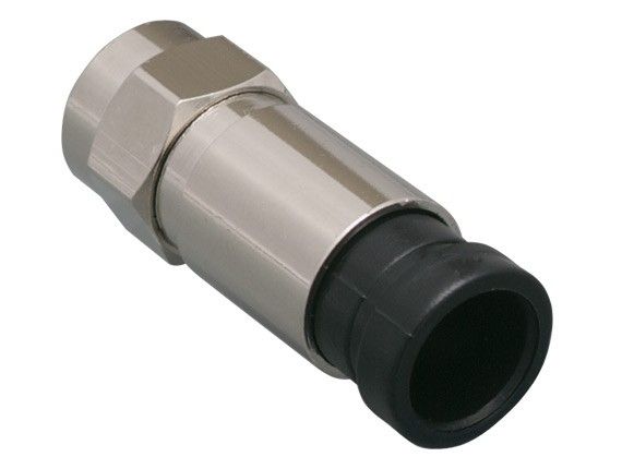 F Type Compression Connector for RG6 Cable