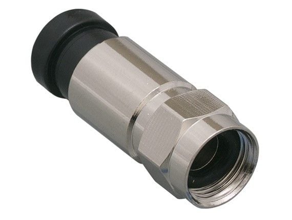 F Type Compression Connector for RG6 Cable-1
