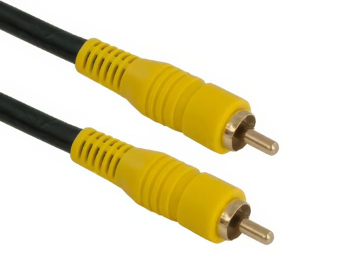 6ft RCA M/M RG-59U Premium Composite Video Cable 6ft RCA M/M RG-59U Premium Composite Video Cable