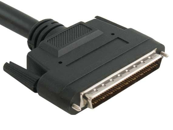 6ft VHDCI 0.8mm 68-pin Male to SCSI-3 HPDB68 Male Cable