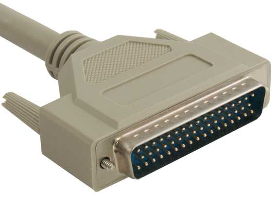 Câble SCSI 50 Broches Mâle Vers Mâle CN à Vis Droite Elecbee - 1 Mètre Haute Qualité