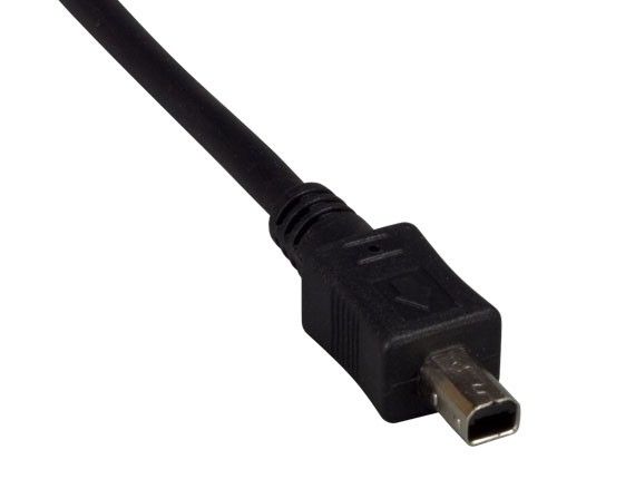 6ft USB 2.0 Type A to Mini 4-Pin USB Cable, Male to Male, 480Mbps, Black