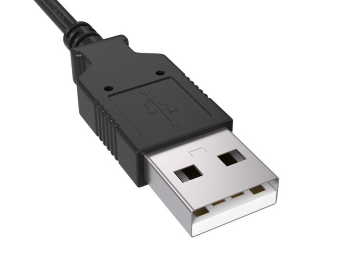 15ft USB 2.0 A Male to Micro B Male Cable in Black for Fast Charging and Data Transfer