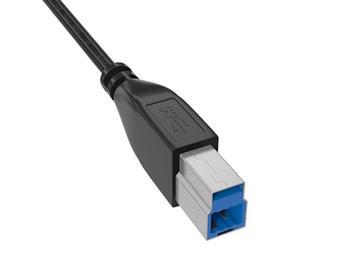 Cable Leader 10ft USB 3.0 Type A to Type B Cable, Super High Speed, Black