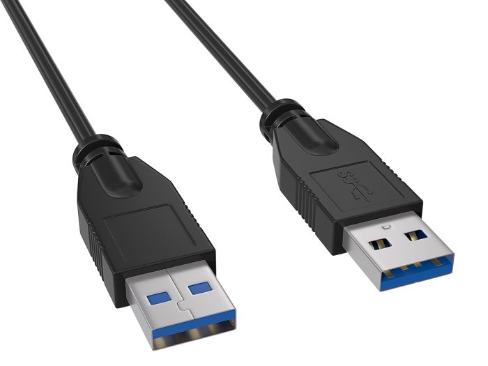 3ft SuperSpeed USB 3.0 Cable Type A to Type A Male to Male, Up to 4.8 Gbps, Black