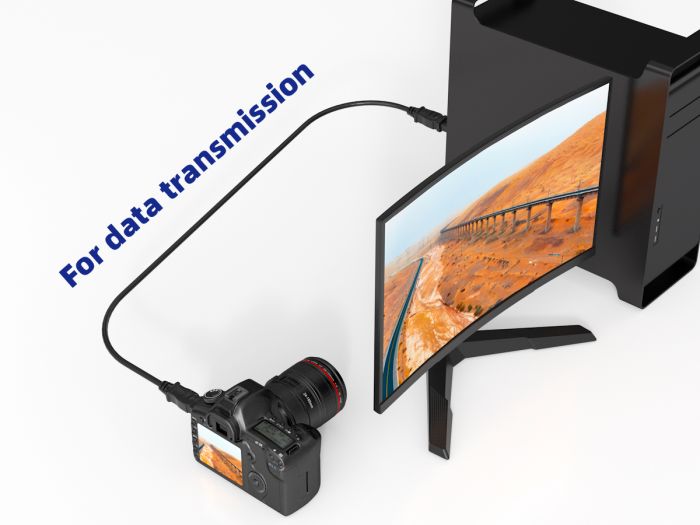 6ft FireWire 800 Cable IEEE-1394b 9-Pin Male to Male Data Transfer Cable, Black
