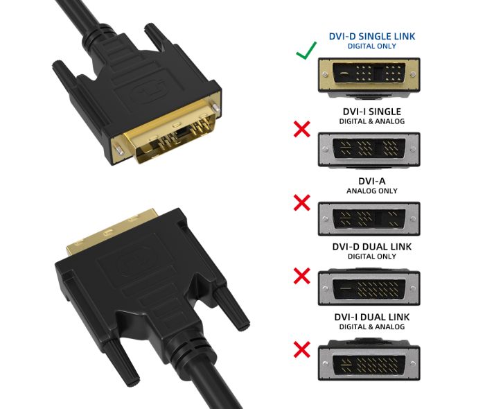 Cavo DVI-D Gold Line 15m - Single Link Con Connettori Oro Per Alta Qualità - Foto 9