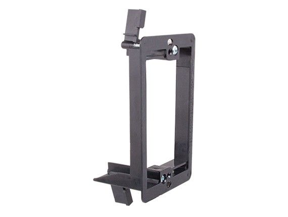 Single Gang (1-Gang) Low Voltage Mounting Bracket, Black