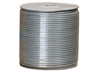 1000ft 26 AWG 4-Conductor Silver Satin Modular Cable Reel