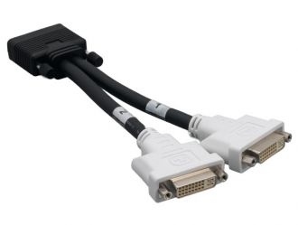 8in DMS-59 to DVI-I Dual Link Splitter Cable