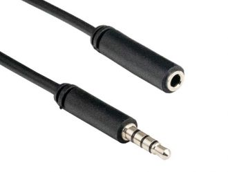 12ft 3.5mm TRRS Male to Female Audio & Microphone Extension Cable