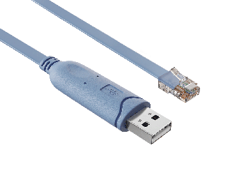 6ft USB to RJ45 Console Cable Blue