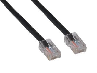 3ft Cat5e 350 MHz UTP Assembled Ethernet Network Patch Cable, Black