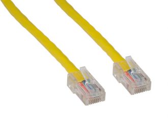 50ft Cat5e 350 MHz UTP Assembled Ethernet Network Patch Cable, Yellow