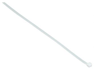 4in Cable Tie (18 lb.) 100pcs/Bag, UL, White Color