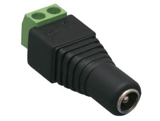 2.1mm x 5.5mm Female CCTV Power Jack Adapter