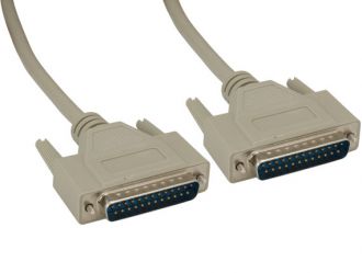 DB25 M/M RS-232 Serial Cable