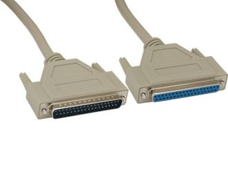 DB37 M/F RS-449 Serial Extension Cable