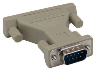 DB9 Male to DB25 Female AT Modem Adapter
