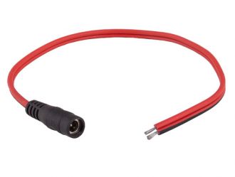 1ft DC Power Cable Pigtail Female Plug