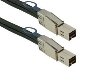 1M 28AWG External HD Mini SAS Cable (SFF-8644 to SFF-8644)