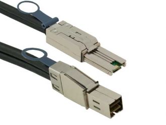 1M 28AWG External HD Mini SAS (SFF-8644) to External Mini SAS 26pin (SFF-8088)