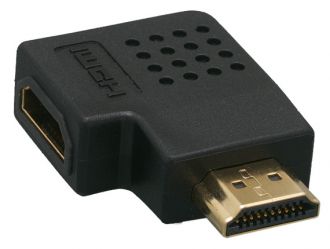 HDMI Male to Female Port Saver – 90 Degree – Vertical Flat