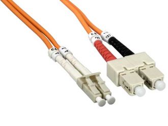 15m LC/SC Duplex 62.5/125 Multimode OM1 Fiber Optic Cable
