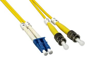 10m LC/ST Duplex 9/125 Single Mode Fiber Optic Cable