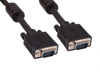 25ft SVGA HD15 M/M Monitor Cable with Ferrites