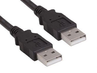 15ft USB2.0 A Male to A Male Cable, Black