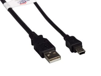 USB2.0 A Male to Mini-B 5-pin Male Cable
