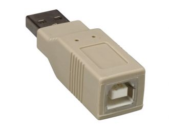 USB Type A Male to Type B Female Adapter