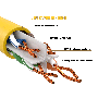 30ft Cat6 UTP Ethernet Network Patch Cable Snagless 24AWG Bare Copper, Yellow thumbnail